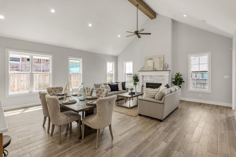 Representative furnished interior of a home built from the The Maggie by Reece Homes in Traditions, Bryan (Image 26).