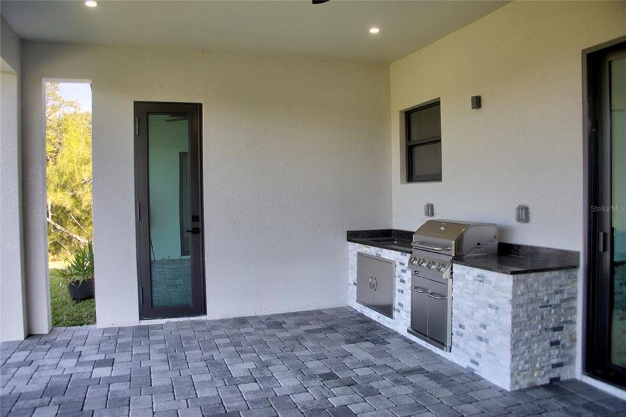 Exterior details and patio area of a home in , Port Charlotte (Image 3). Exterior details and patio area of a home in , Port Charlotte (Image 3).