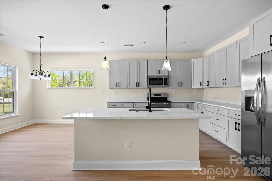 Furnished interior view inside a new home in , Troutman (Image 11).