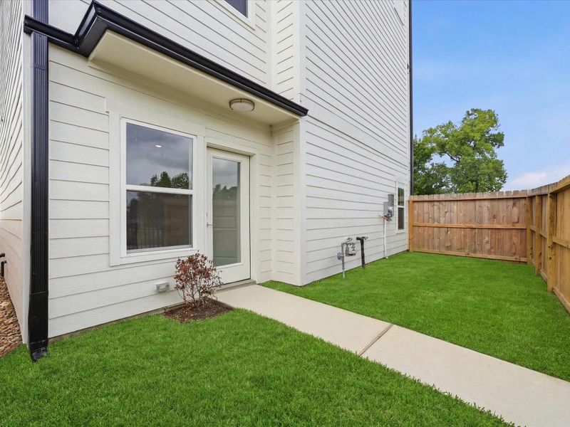 Exterior details and patio area of a home in , Houston (Image 17). Exterior details and patio area of a home in , Houston (Image 17).