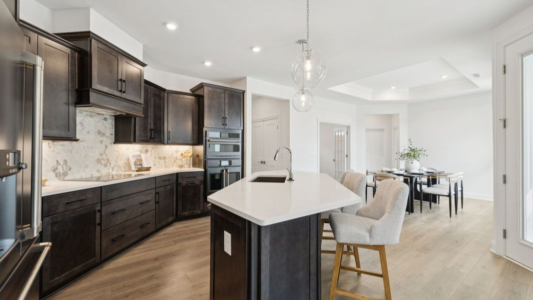 Furnished interior view inside a new home in The Courtyards at Stewarts Creek, Smyrna (Image 9).