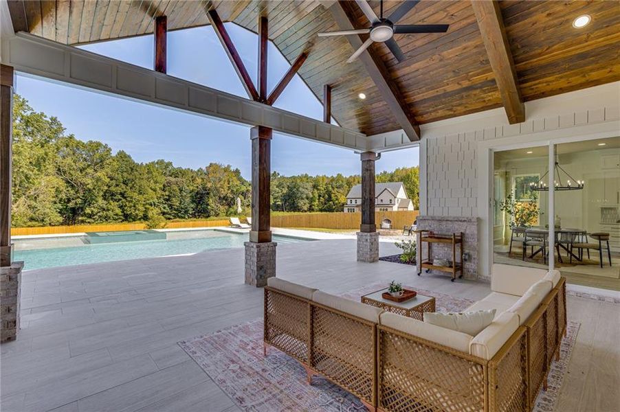 Furnished interior view inside a new home in , Dacula (Image 8).