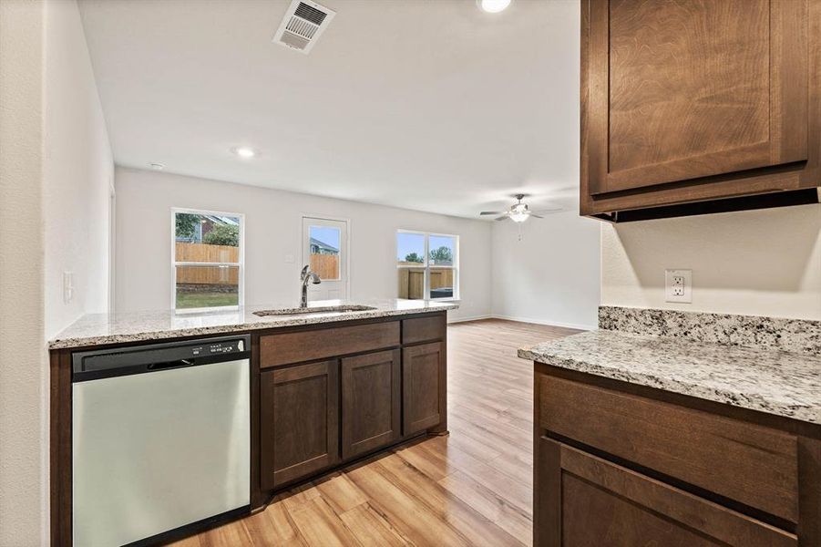 Furnished interior view inside a new home in Vista West, Fort Worth (Image 3).