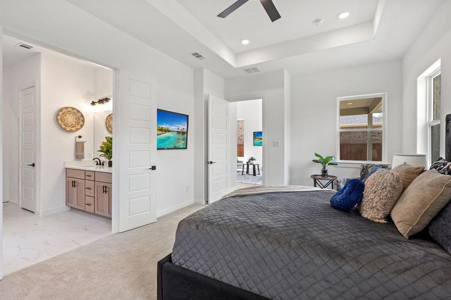 Furnished interior view inside a new home in , Garland (Image 7).