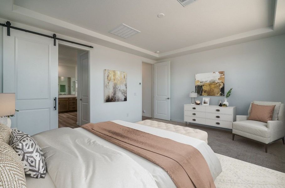 Representative furnished interior of a home built from the Willow by William Ryan Homes in Alta Vida at Westpark, Buckeye (Image 12).