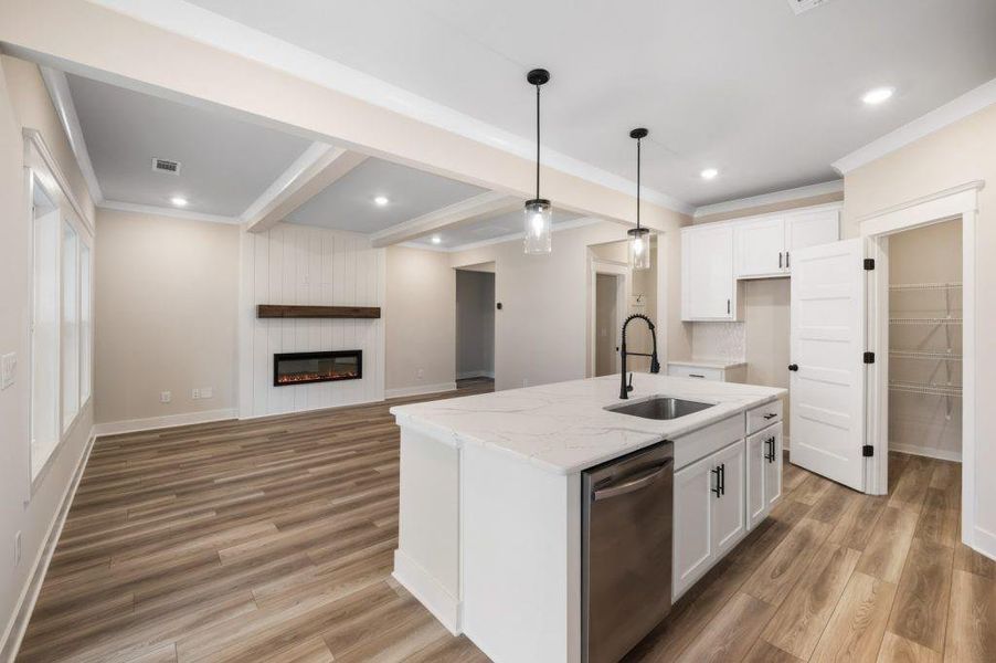 Furnished interior view inside a new home in Pinecrest Ridge, Dacula (Image 9).