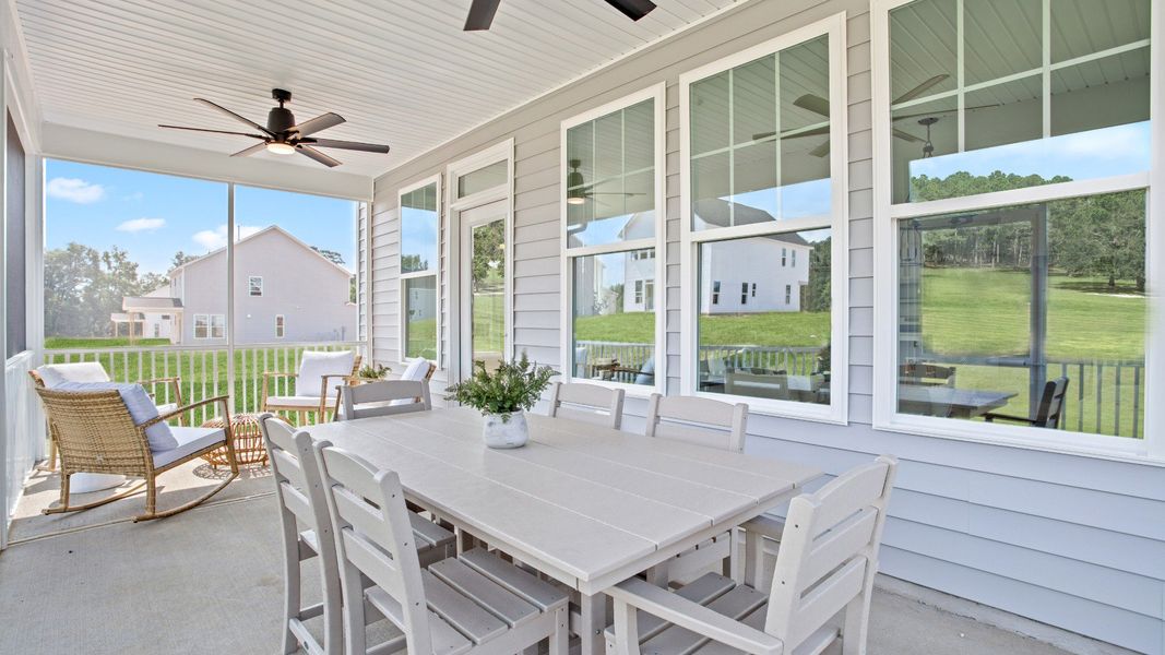 Furnished interior view inside a new home in Spring Village, Angier (Image 4). Furnished interior view inside a new home in Spring Village, Angier (Image 4).