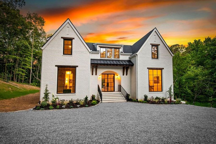 Front exterior of a new home in , Ellijay, GA, highlighting curb appeal (Image 31). Front exterior of a new home in , Ellijay, GA, highlighting curb appeal (Image 31).