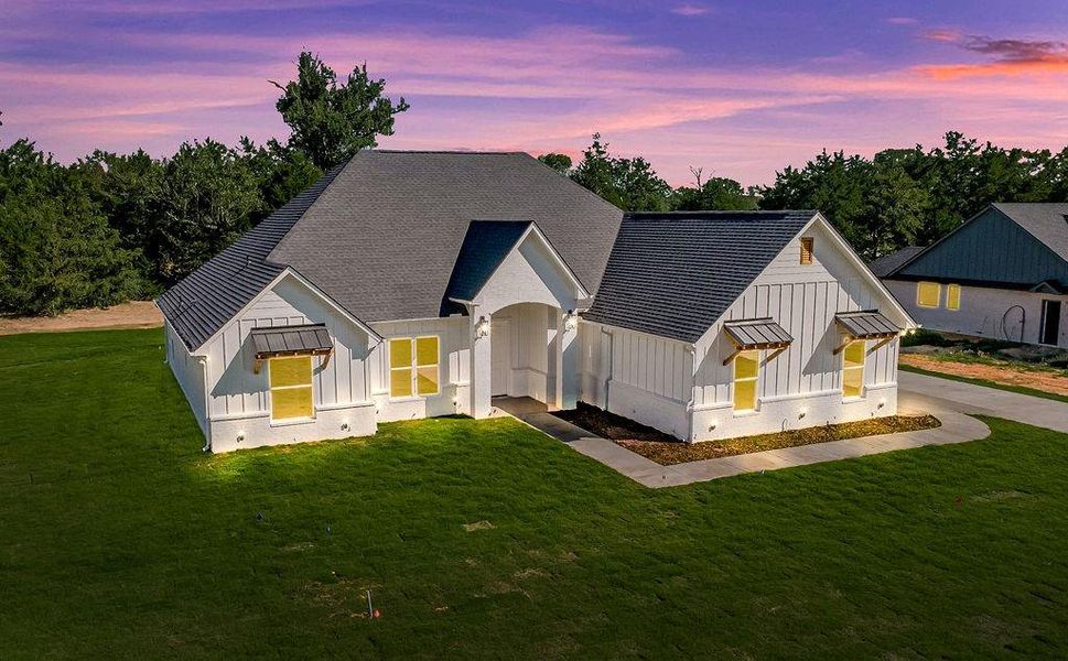Front exterior of a new home in , Tyler, TX, highlighting curb appeal (Image 22).