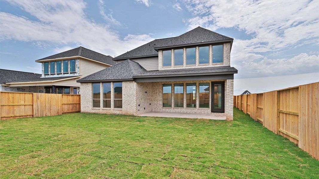 Exterior details and patio area of a home in Revera, Richmond (Image 2).
