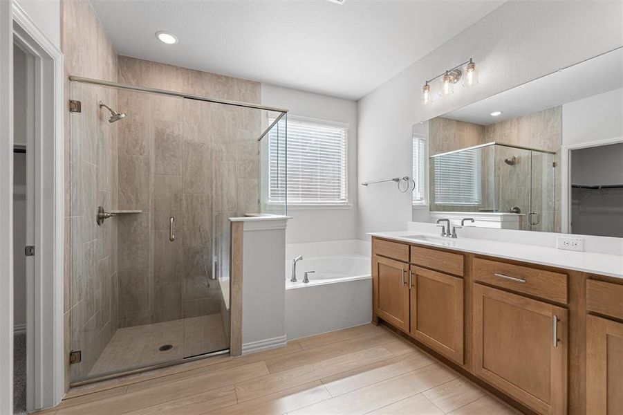 Furnished interior view inside a new home in Morningstar, Aledo (Image 7). Furnished interior view inside a new home in Morningstar, Aledo (Image 7).