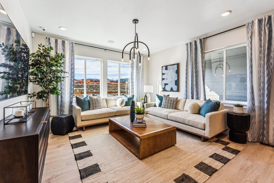 Representative furnished interior of a home built from the Maroon Bells by Taylor Morrison in Sugar Creek City Collection, Loveland (Image 4).