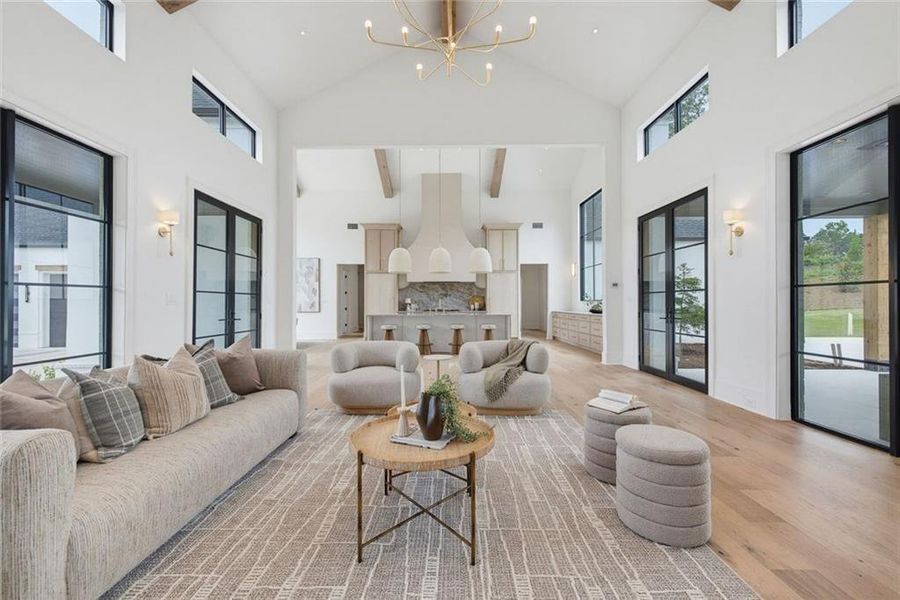 Furnished interior view inside a new home in , Canton (Image 9).