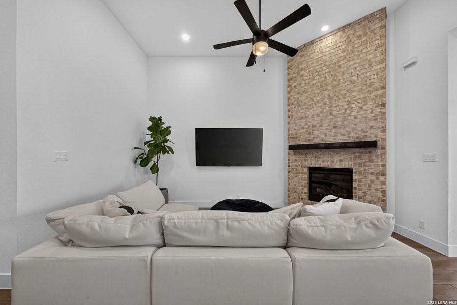 Furnished interior view inside a new home in Veramendi, New Braunfels (Image 30).