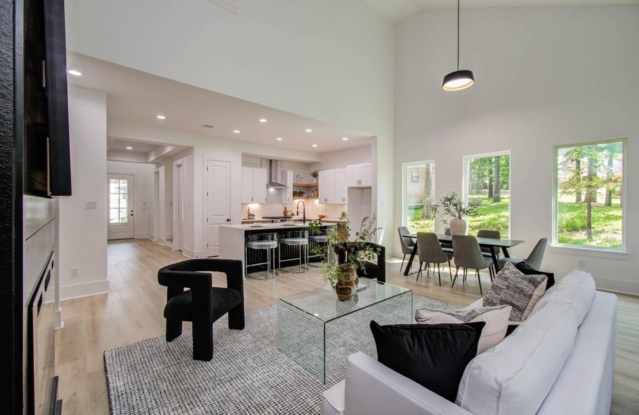 Furnished interior view inside a new home in , Huntsville (Image 7).
