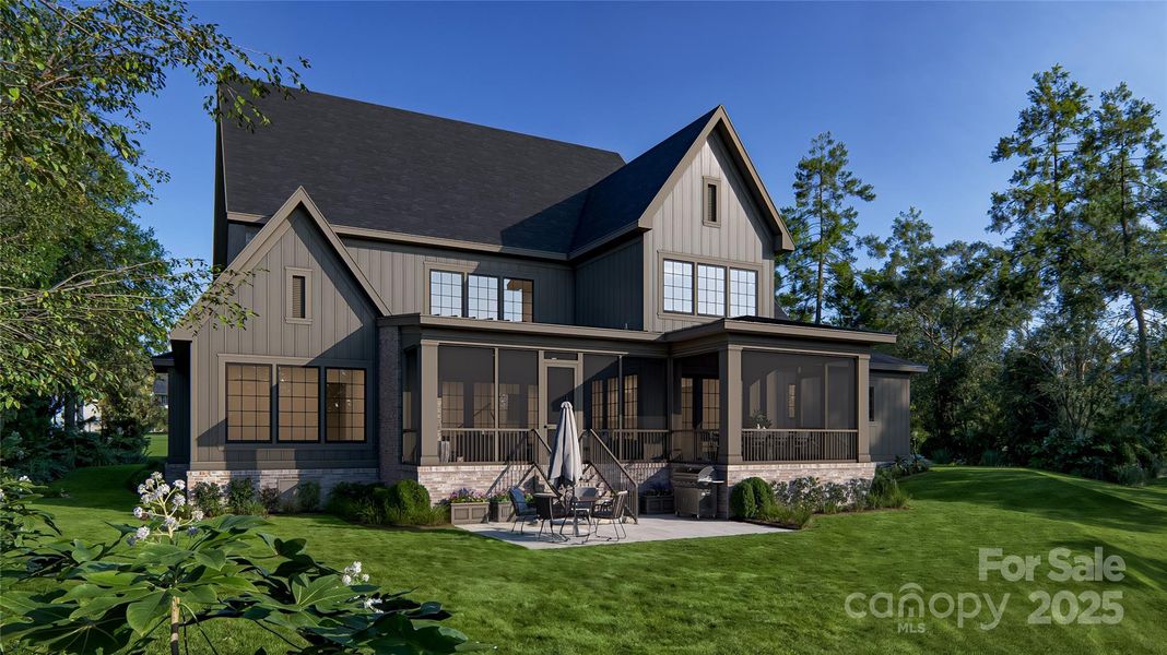 Front exterior of a new home in , Davidson, NC, highlighting curb appeal (Image 7).