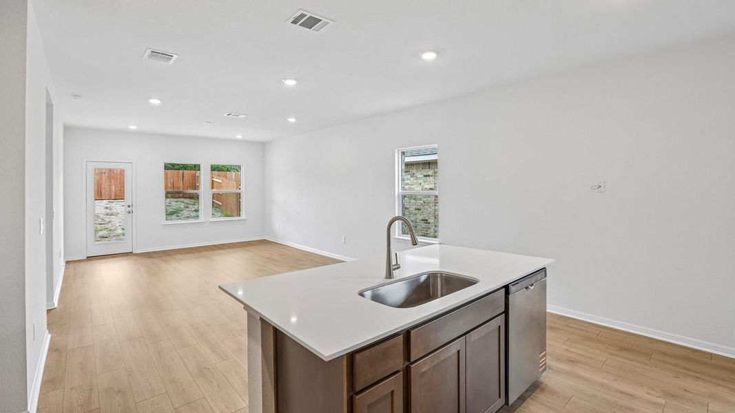 Furnished interior view inside a new home in Bar W Ranch, Leander (Image 8).