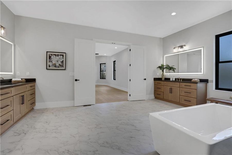 Furnished interior view inside a new home in , Milton (Image 48).