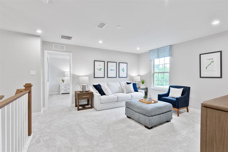 Representative furnished interior of a home built from the Anderson by Ryan Homes in Canterbrook Farms, Fountain Inn (Image 31).