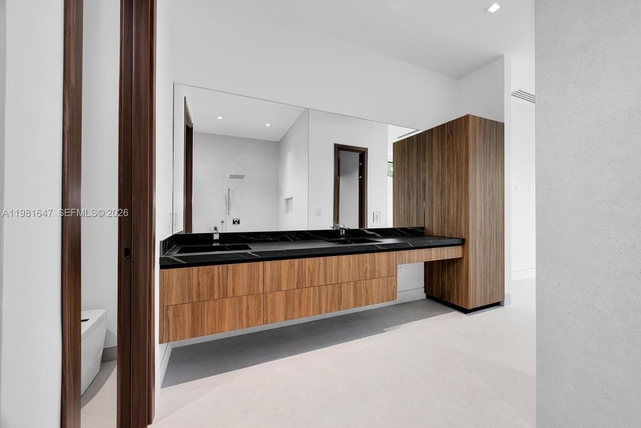 Furnished interior view inside a new home in , Miami (Image 19).