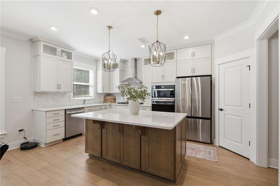 Furnished interior view inside a new home in , Flowery Branch (Image 8).
