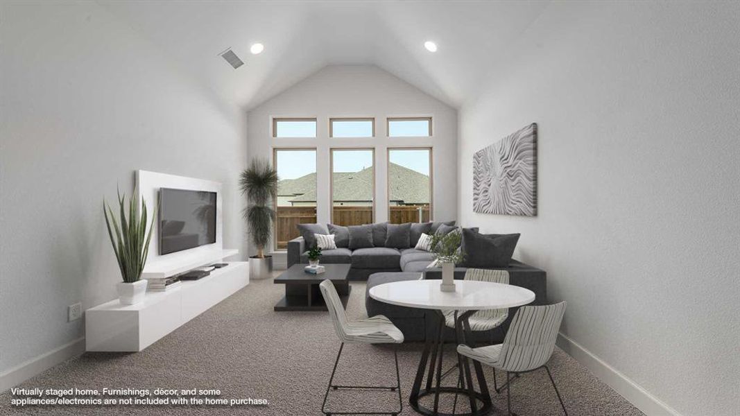 Furnished interior view inside a new home in Terraces 62', Rockwall (Image 10). Furnished interior view inside a new home in Terraces 62', Rockwall (Image 10).