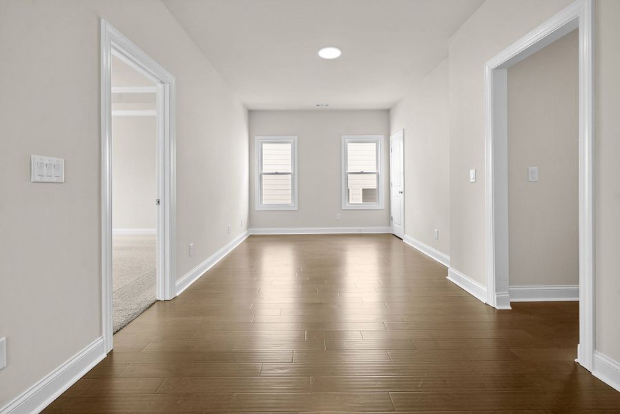 Representative unfurnished interior of a home built from the The Carter by The Providence Group in Palisades Single Family, Cumming (Image 34). Representative unfurnished interior of a home built from the The Carter by The Providence Group in Palisades Single Family, Cumming (Image 34).