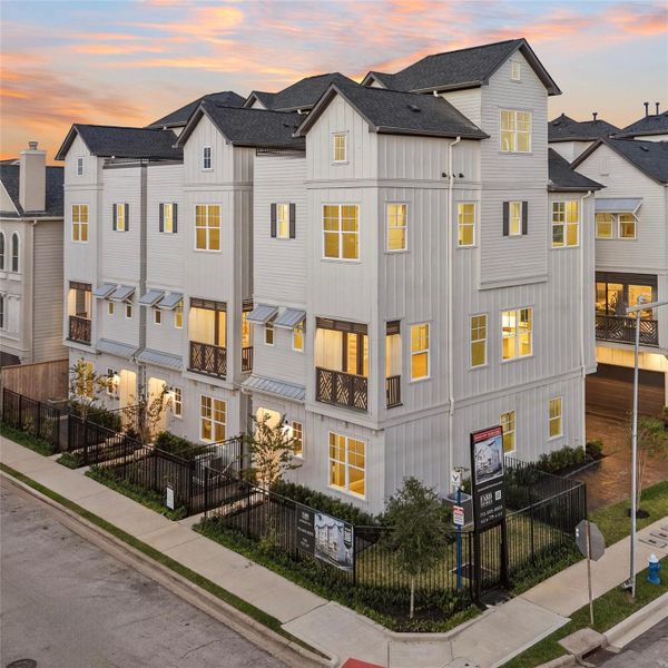 Front exterior of a new home in , Houston, TX, highlighting curb appeal (Image 1).