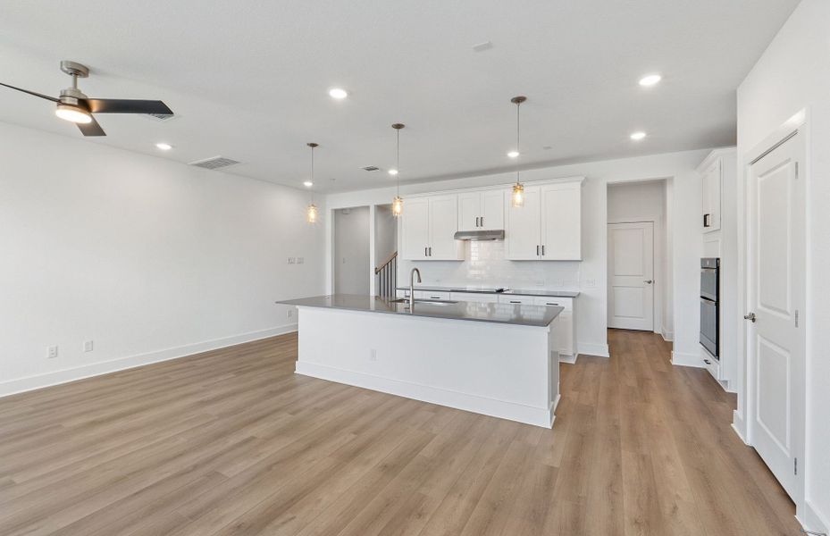 Furnished interior view inside a new home in Northpoint at Old Settlers, Round Rock (Image 10).