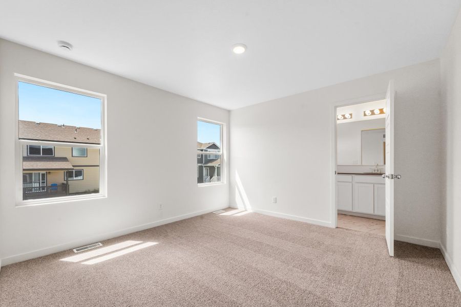 Spacious, unfurnished interior of a new home in Union Colony West, Greeley (Image 16). Spacious, unfurnished interior of a new home in Union Colony West, Greeley (Image 16).