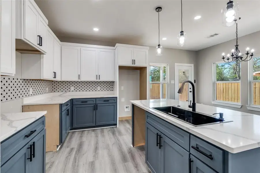 Furnished interior view inside a new home in , Dallas (Image 4).