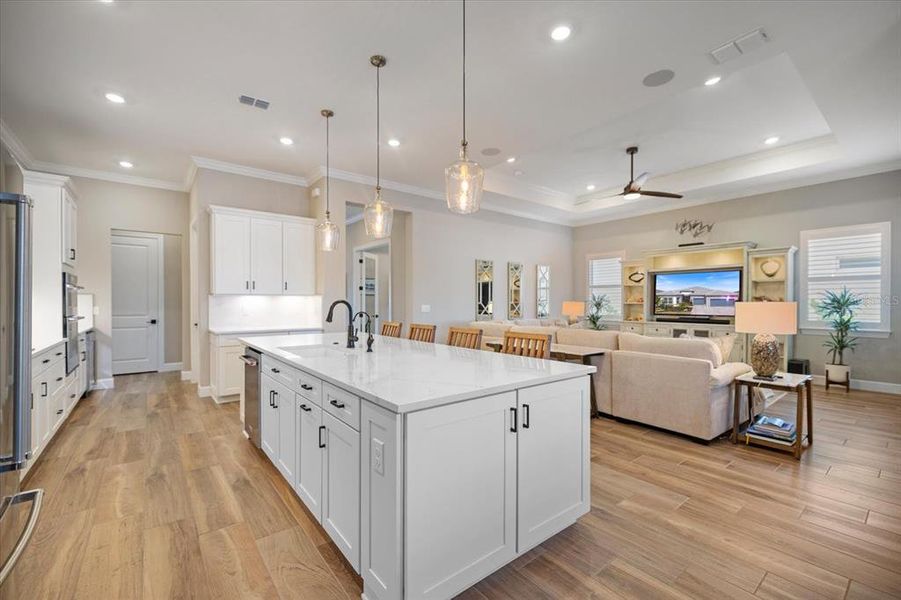 Furnished interior view inside a new home in , Englewood (Image 65).