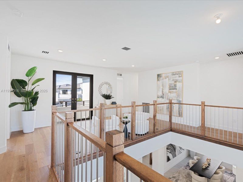 Furnished interior view inside a new home in , Miami (Image 13).