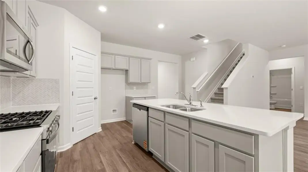 Furnished interior view inside a new home in Twin Lakes, Hoschton (Image 8).