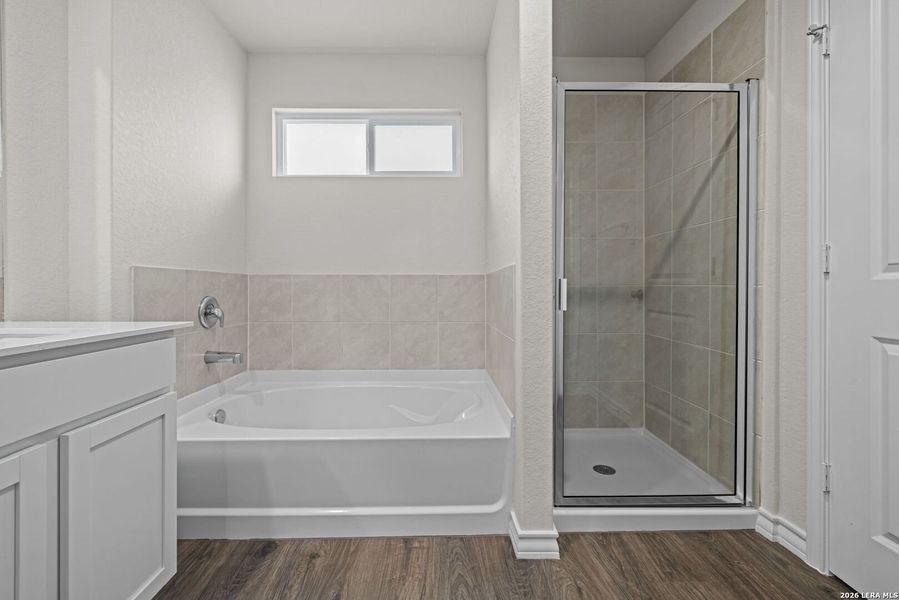 Furnished interior view inside a new home in Redbird Ranch, San Antonio (Image 8).