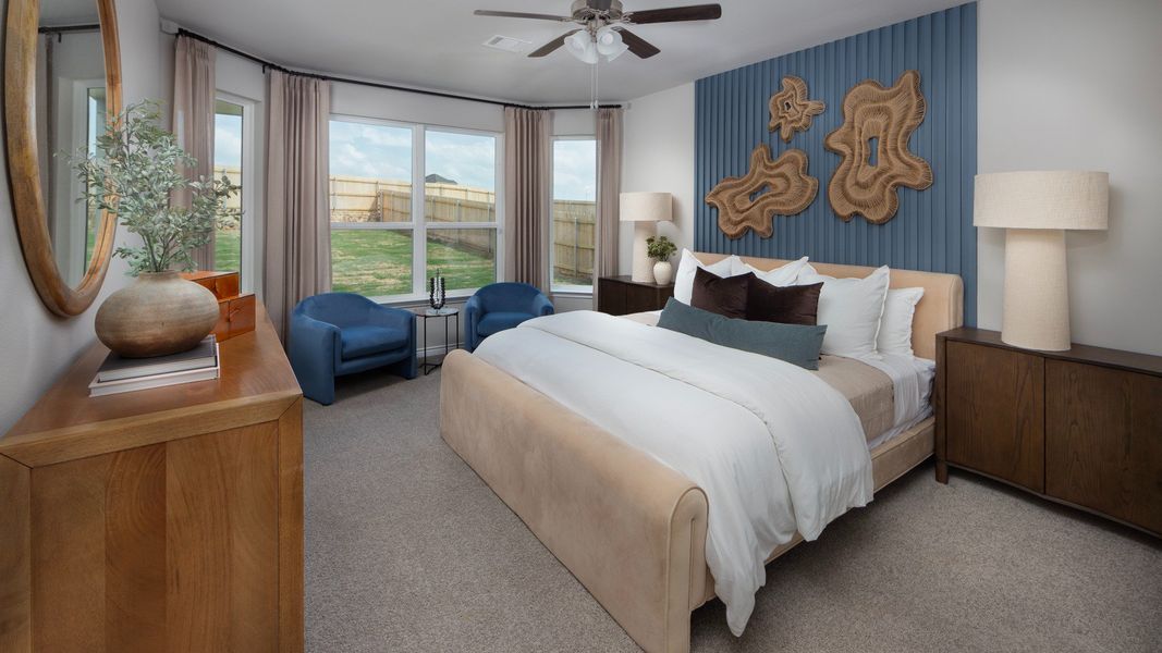 Representative furnished interior of a home built from the The Campbell by Legend Homes in Bluestem, Brookshire (Image 10).