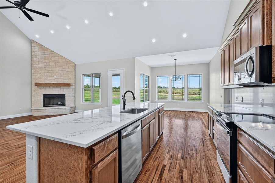 Furnished interior view inside a new home in , Sherman (Image 7).