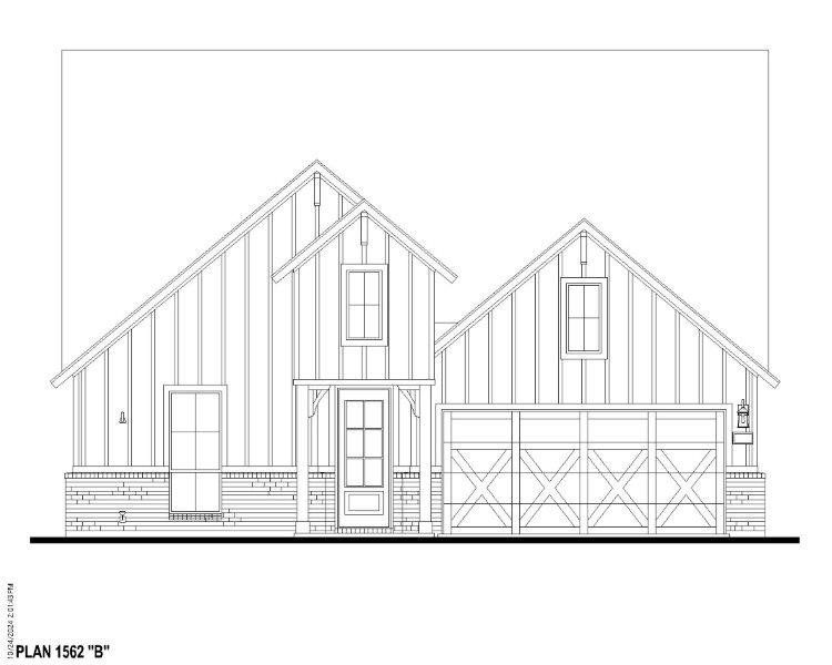 Plan 1562 Elevation B