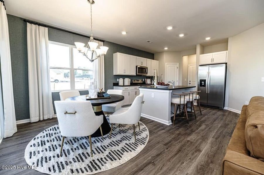 Furnished interior view inside a new home in Coastal Haven, Leland (Image 12).