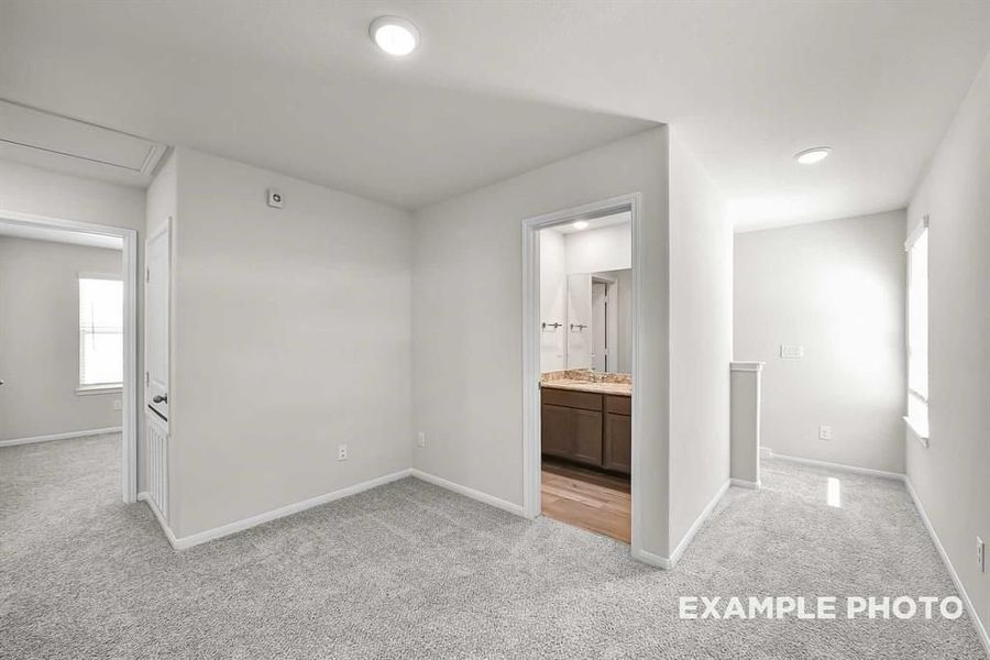 Spacious, unfurnished interior of a new home in Lakes at Black Oak, Magnolia (Image 22).