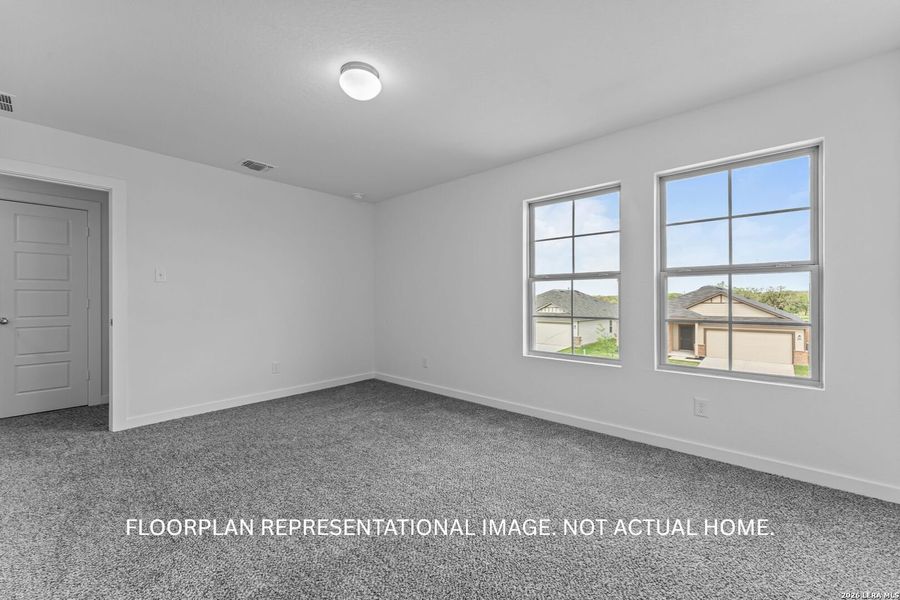 Spacious, unfurnished interior of a new home in Hickory Ridge, Elmendorf (Image 16). Spacious, unfurnished interior of a new home in Hickory Ridge, Elmendorf (Image 16).