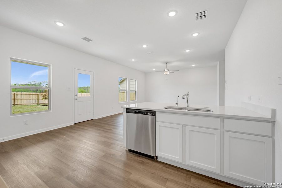 Furnished interior view inside a new home in Paloma Park, Converse (Image 6).
