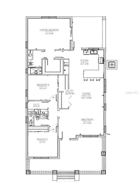 2D floor plan layout of this home in , St. Petersburg, FL (Image 2). 2D floor plan layout of this home in , St. Petersburg, FL (Image 2).