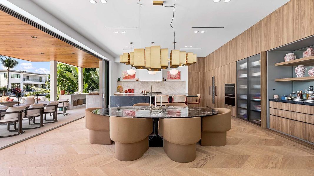 Furnished interior view inside a new home in , Boca Raton (Image 17).