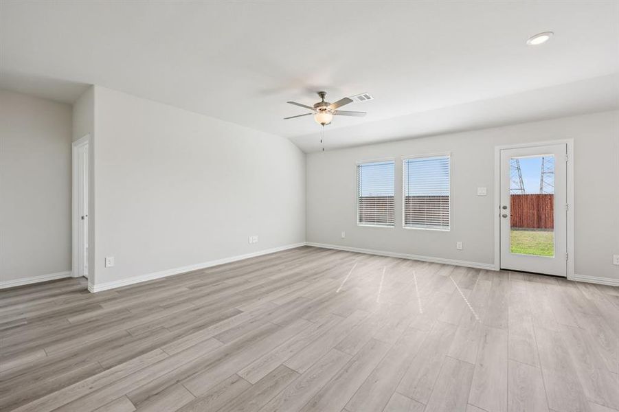 Spacious, unfurnished interior of a new home in Trails of Lavon - Signature Series, Lavon (Image 22). Spacious, unfurnished interior of a new home in Trails of Lavon - Signature Series, Lavon (Image 22).