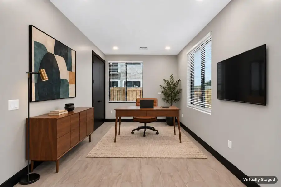 Virtually staged Office