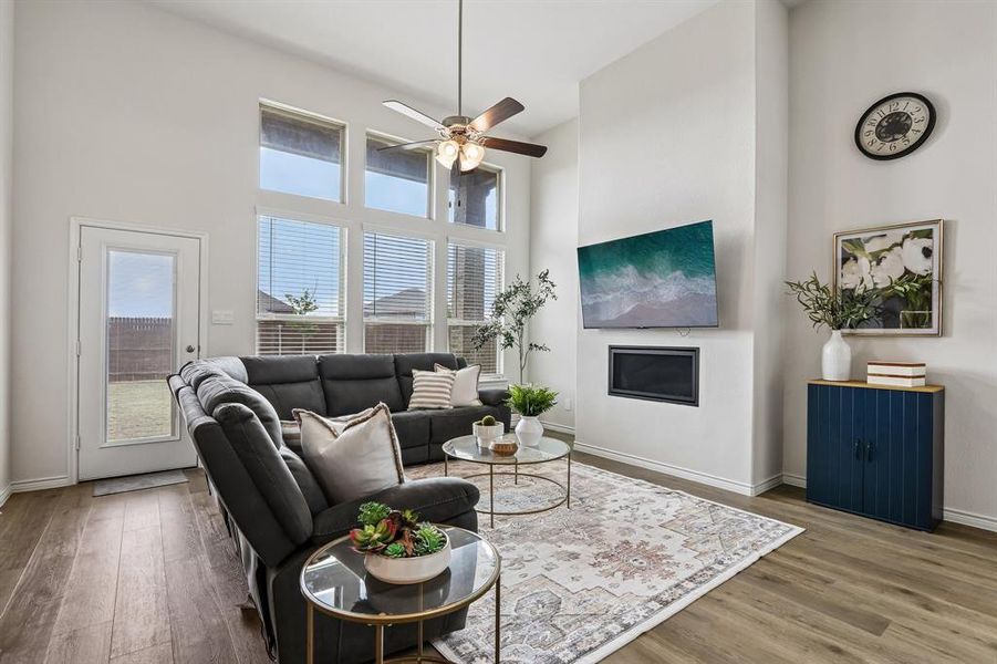 Furnished interior view inside a new home in Silverado, Aubrey (Image 33).