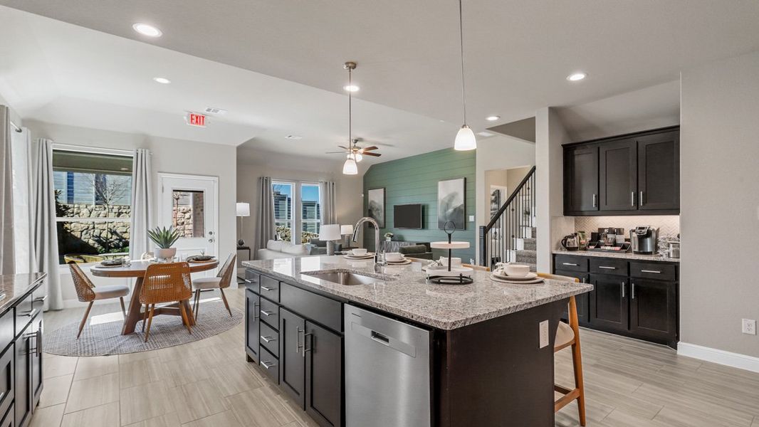 Furnished interior view inside a new home in Treeline, Justin (Image 8).