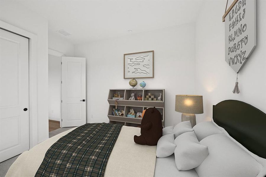 Furnished interior view inside a new home in Wellington, Haslet (Image 9).