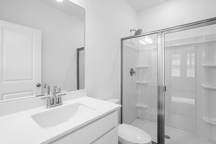 Furnished interior view inside a new home in Auburn Glen, Dacula (Image 12).